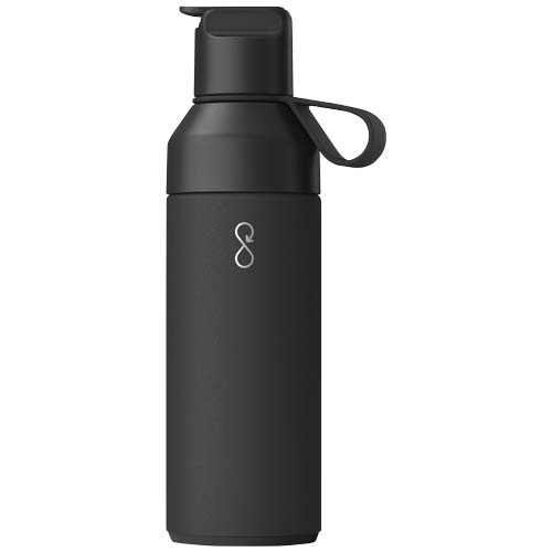 Bouteille publicitaire isotherme 500ml Ocean Bottle GO Noir obsidienne